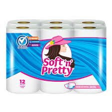 Soft and Pretty Toilet Paper 12pk