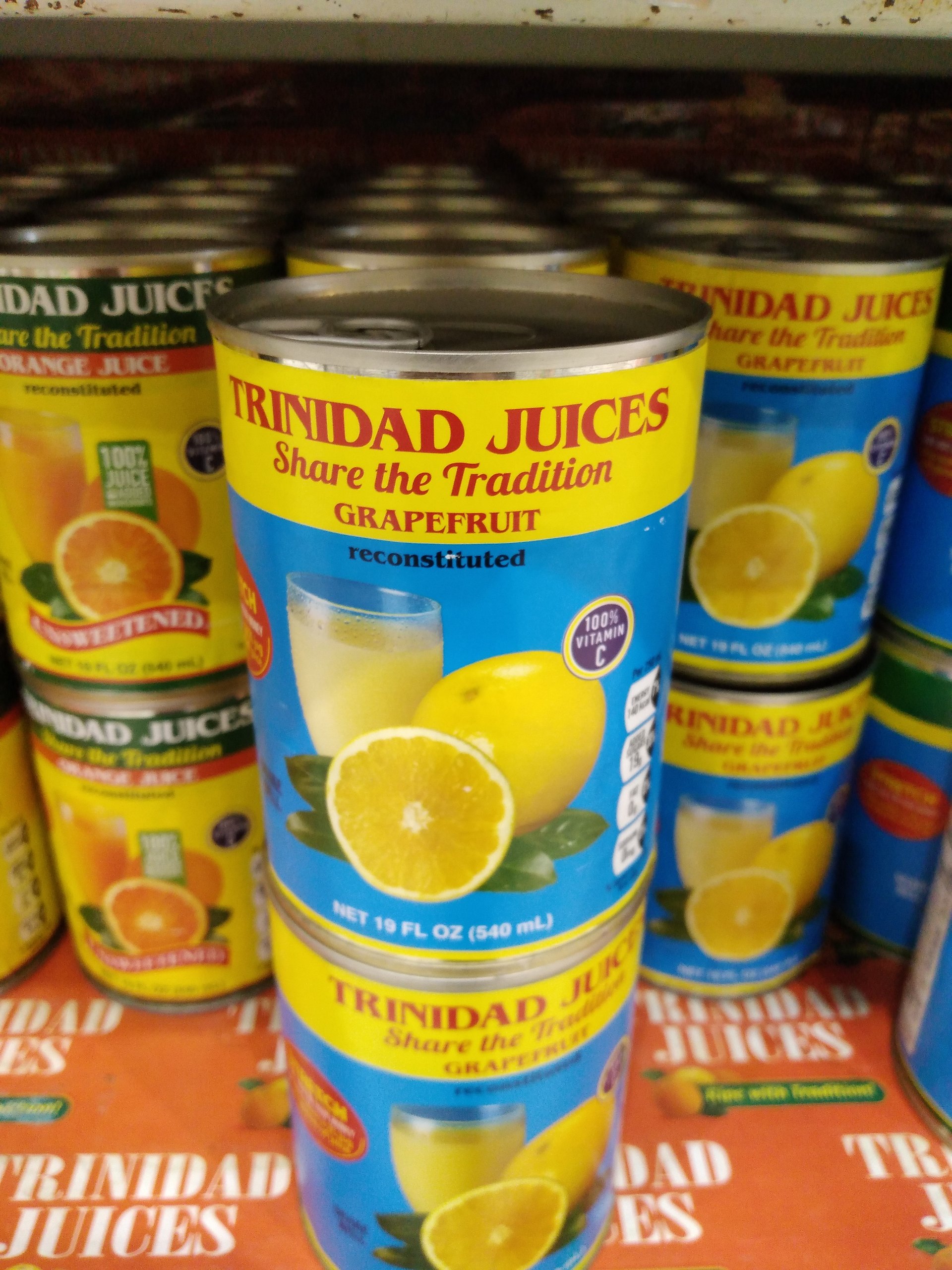 Trinidad juices grapefruit sweetened