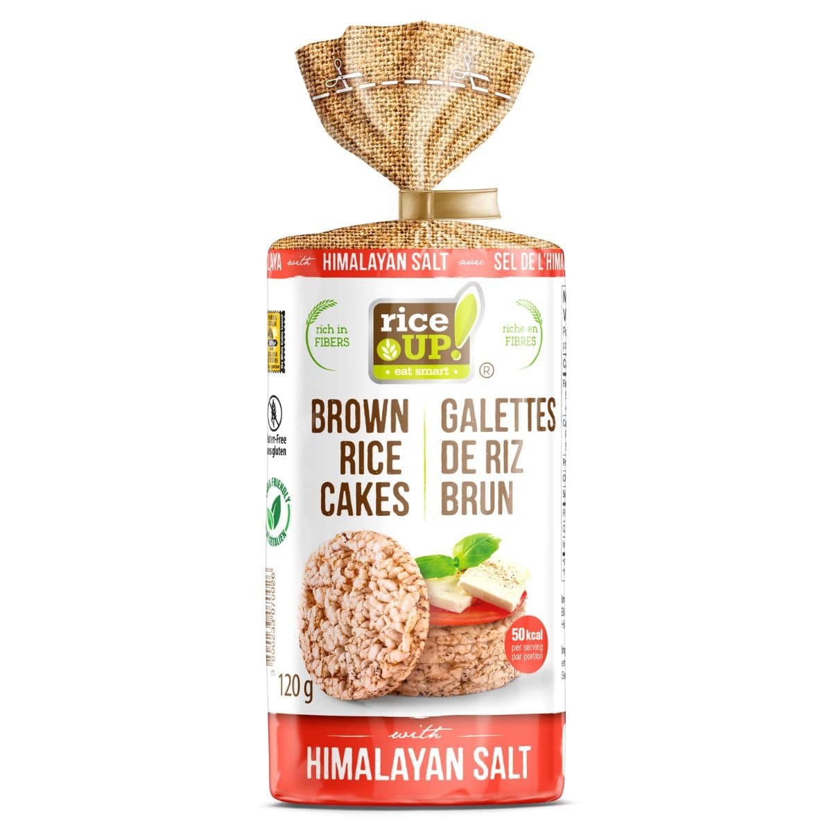Up Brown Rice Cake Himalayan Salt