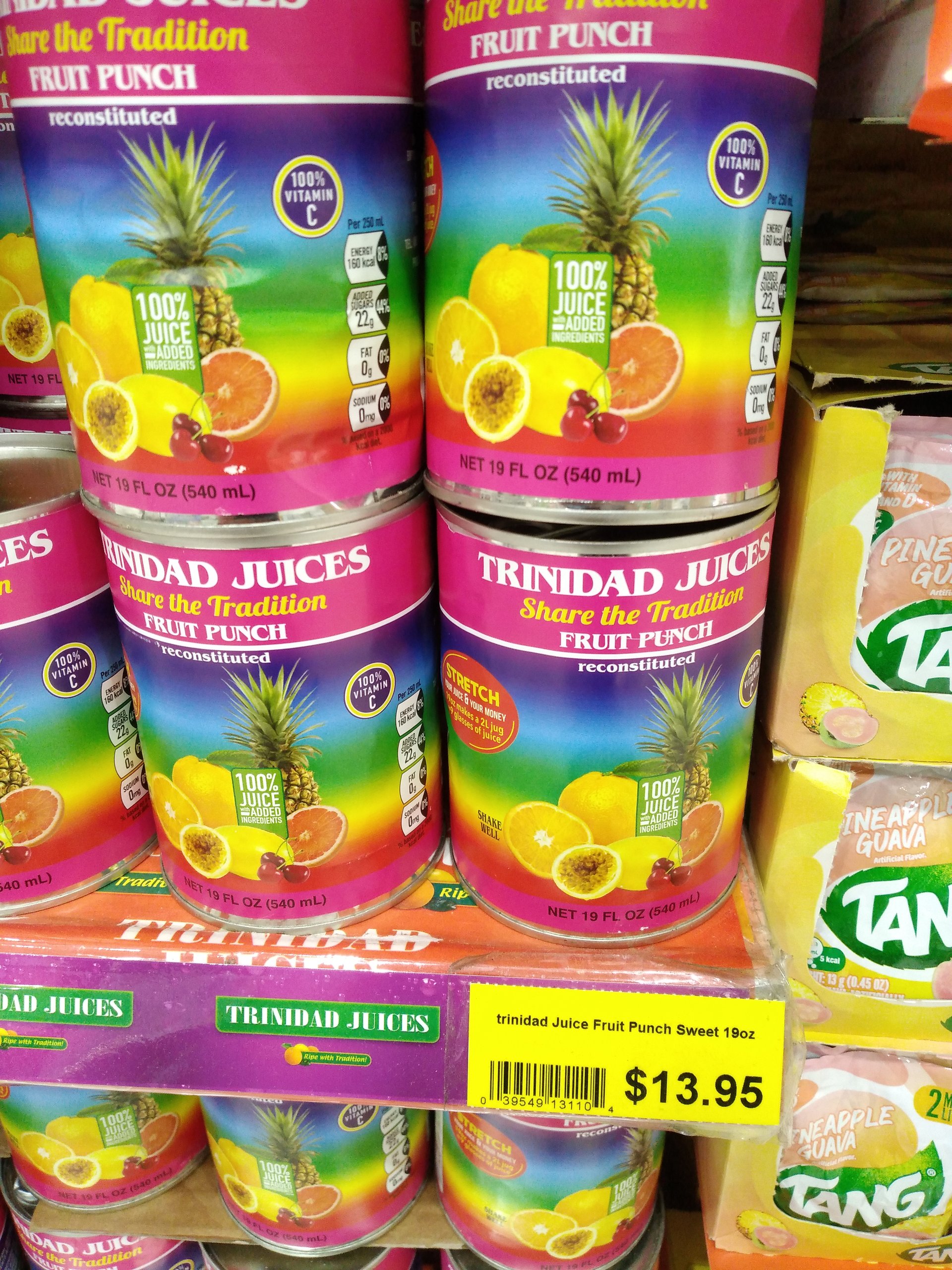 Trinidad juices fruit punch