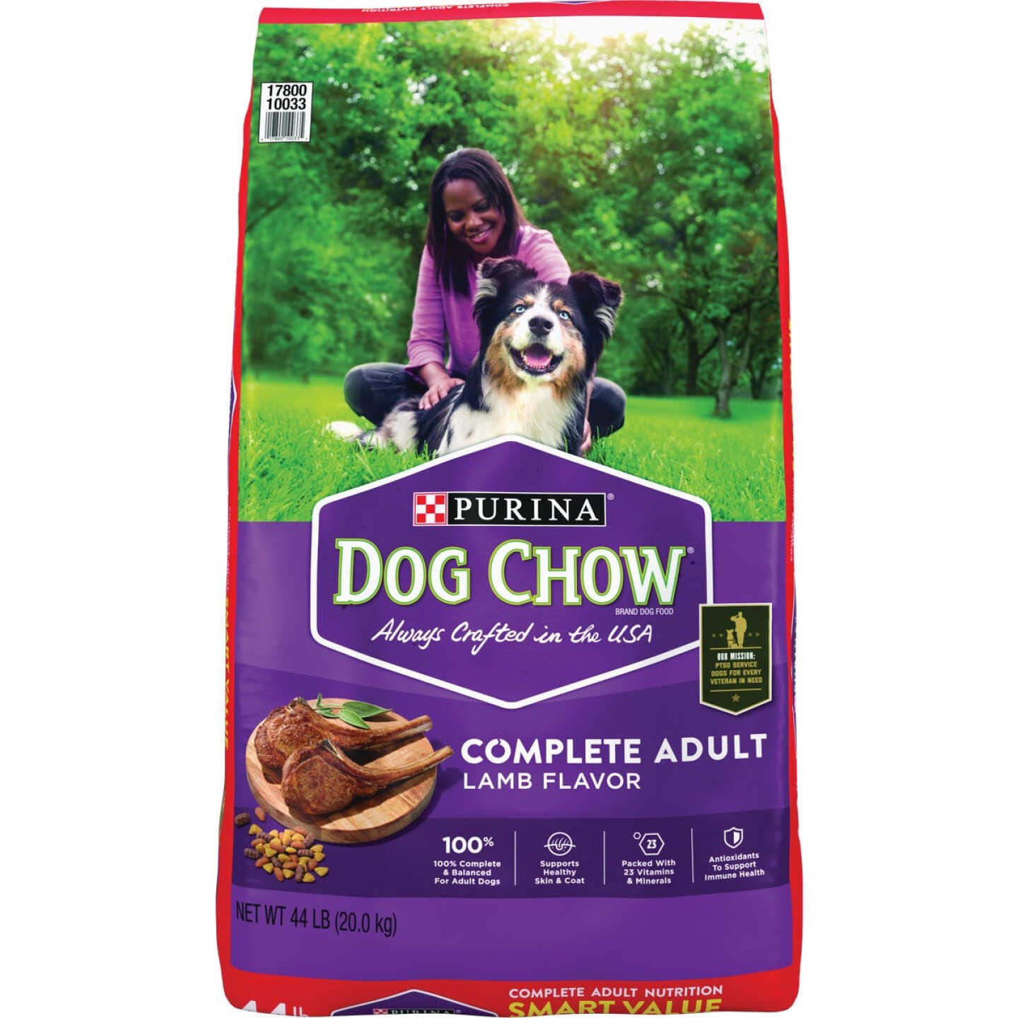 Purina Dog Chow 44LB - Lamb Flavour