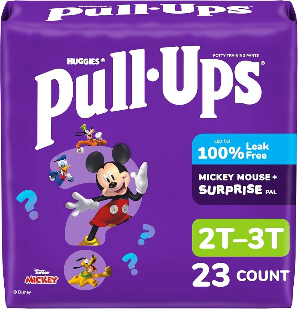 Pull-Ups Boy 2T 3T 23-Count