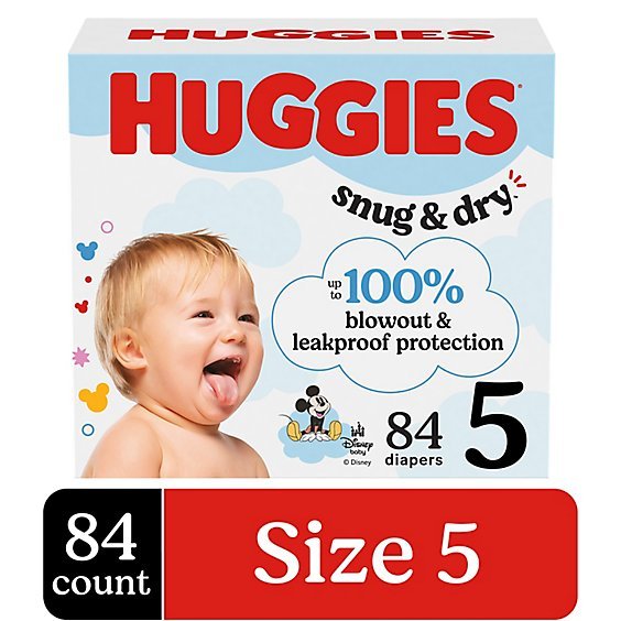 Snug & Dry Size 5 (84 Piece