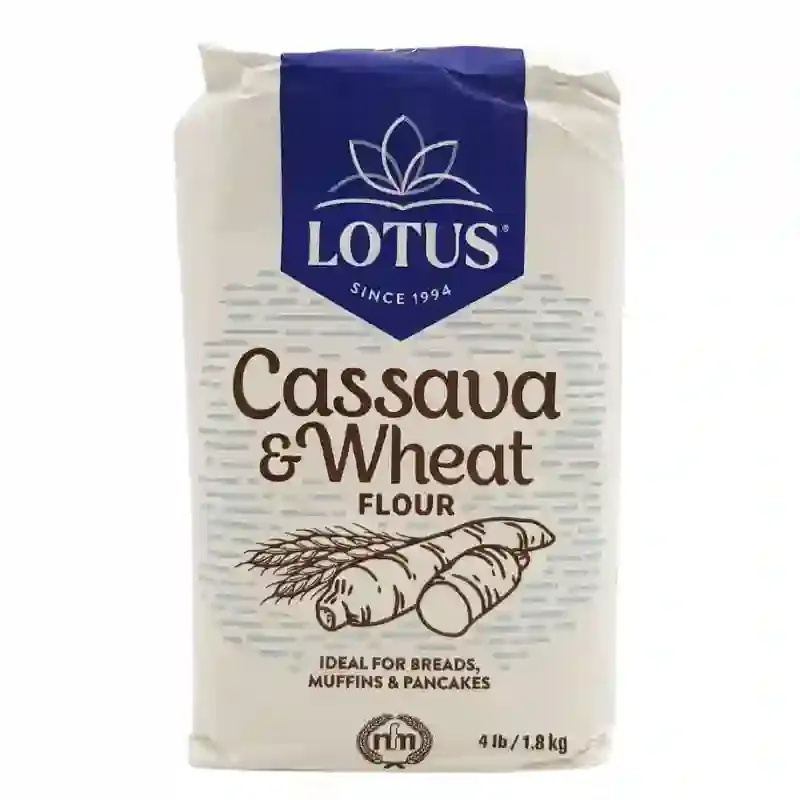 cassava and wheat flour lotus